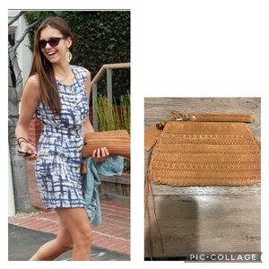 Linea Pelle Bo Clutch Nina Dobrev NWOT